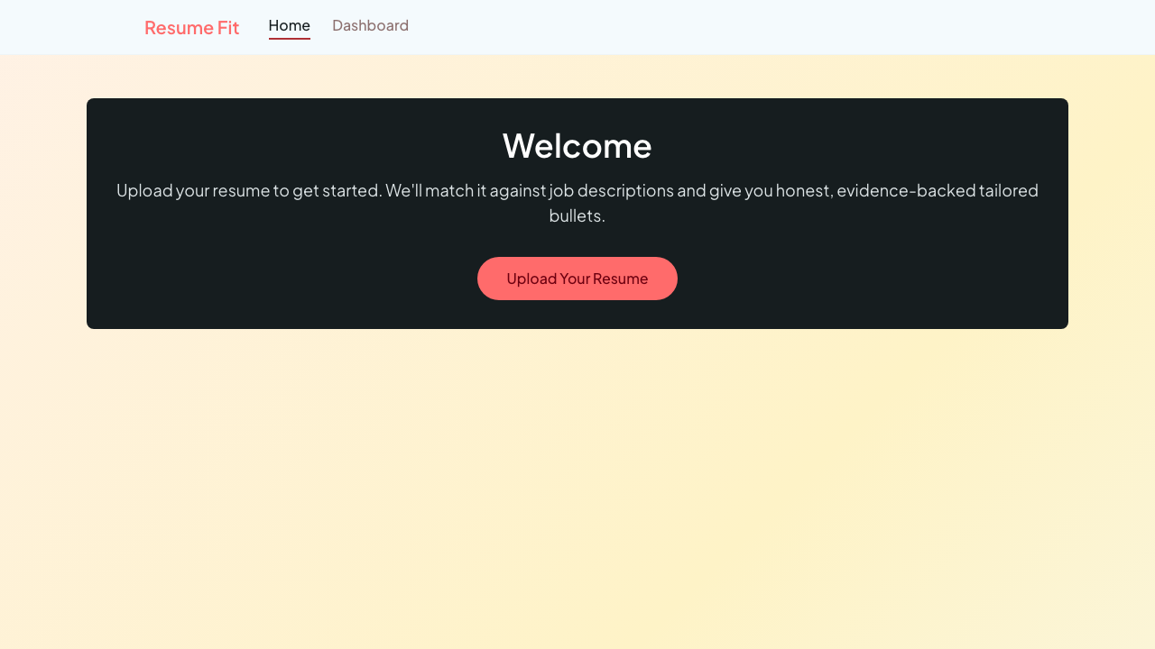 Screenshot of Sakshi Negi's JD-to-resume customiser submission