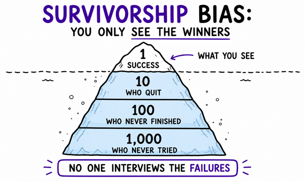 Art of thinking clearly summary- Survivorship Bias