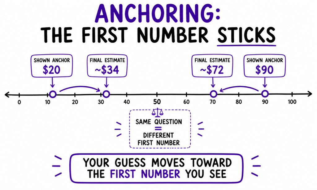 Art of thinking clearly summary- Anchoring